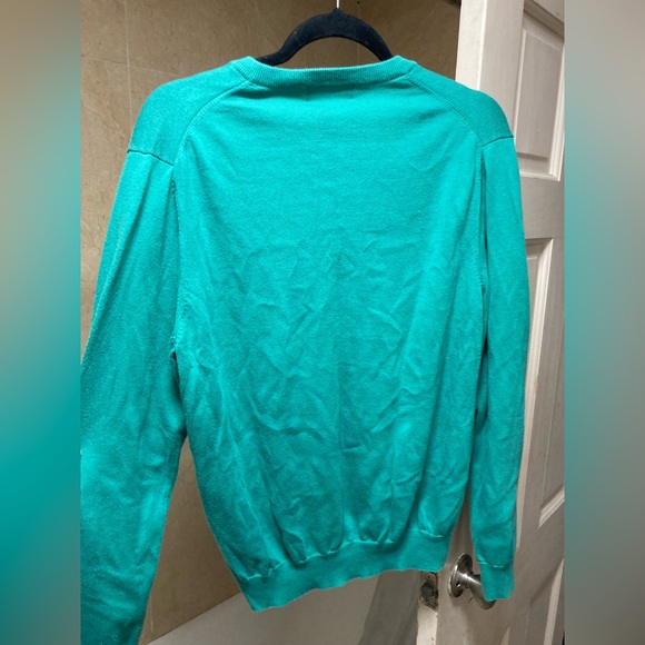 🦌 Men’s Vintage Brook’s Brothers V-neck Supima Cotton Medium Sweater - Picture 6 of 7